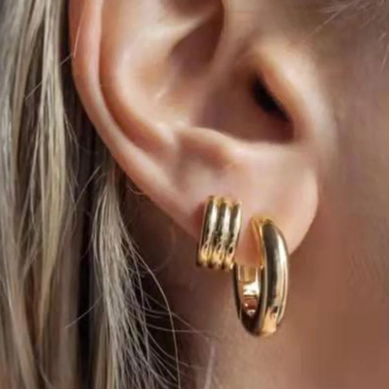 Minimalist 18K Gold Plated Small Hoop Earring