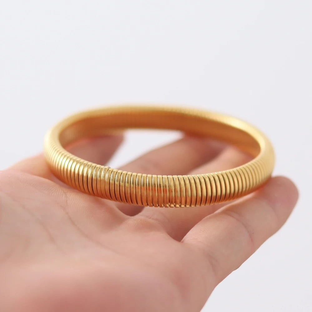 18K Gold Plated Herringbone Bracelet