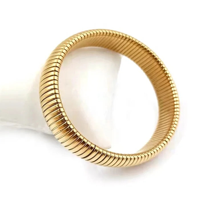18K Gold Plated Herringbone Bracelet