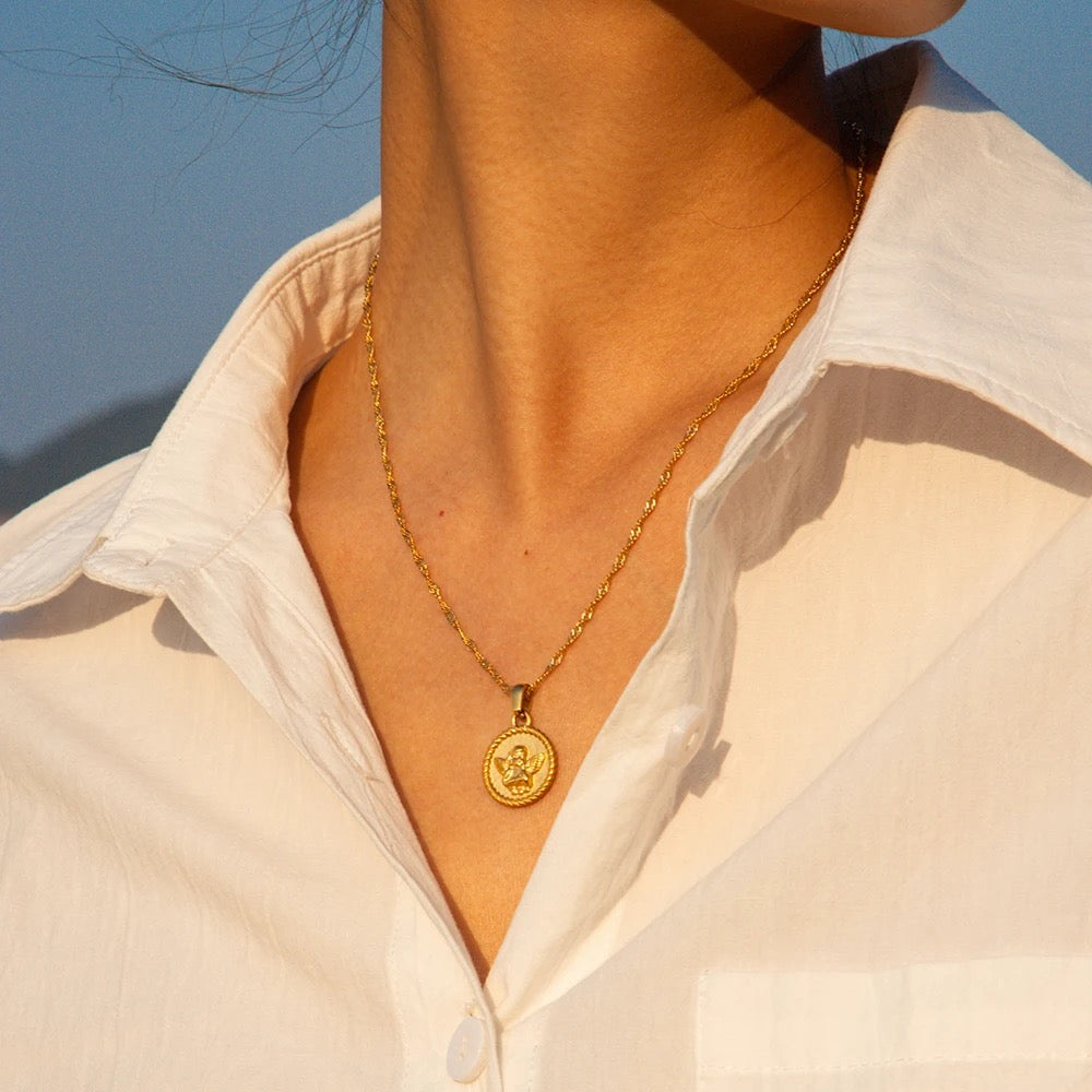 Dainty 18k Gold Charm