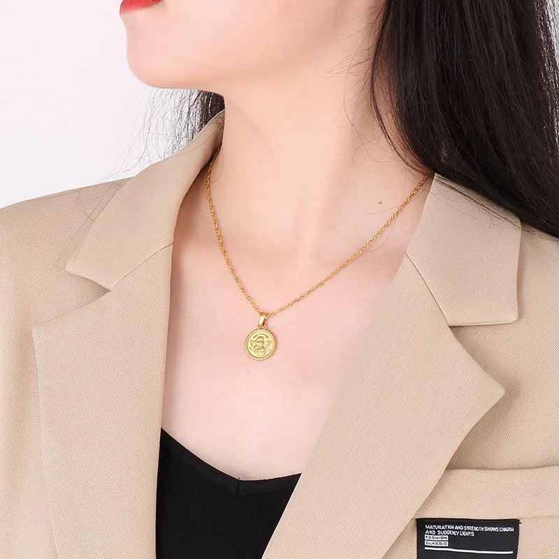 Dainty 18k Gold Charm