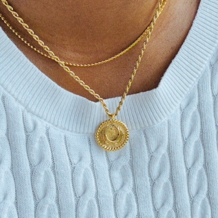 18k Gold Plated Guardian Angel Necklace