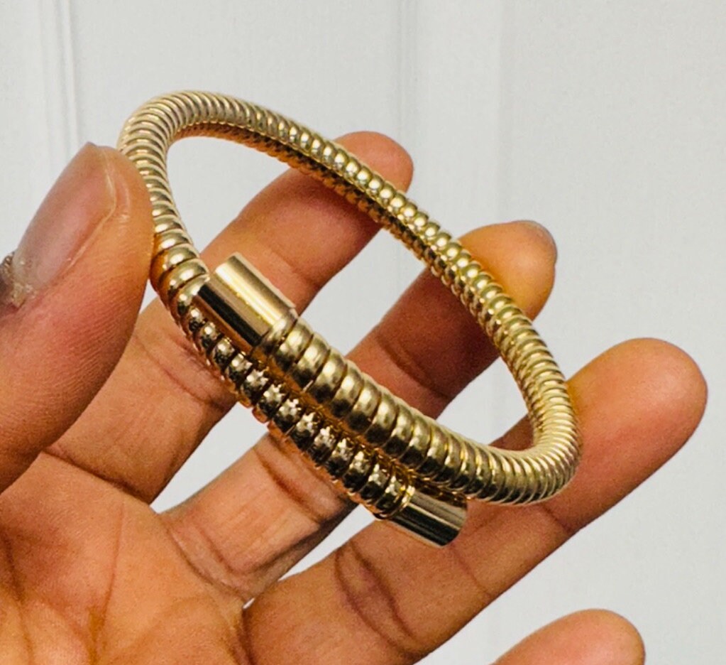 18K Gold Plated Single Cuff Bracelet