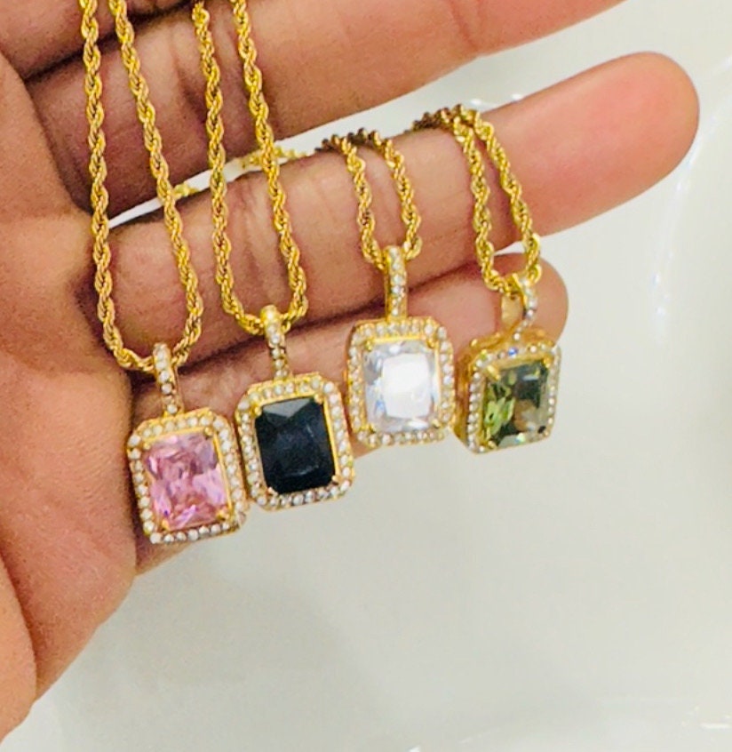 Dazzling Zirconia Pendant Necklace