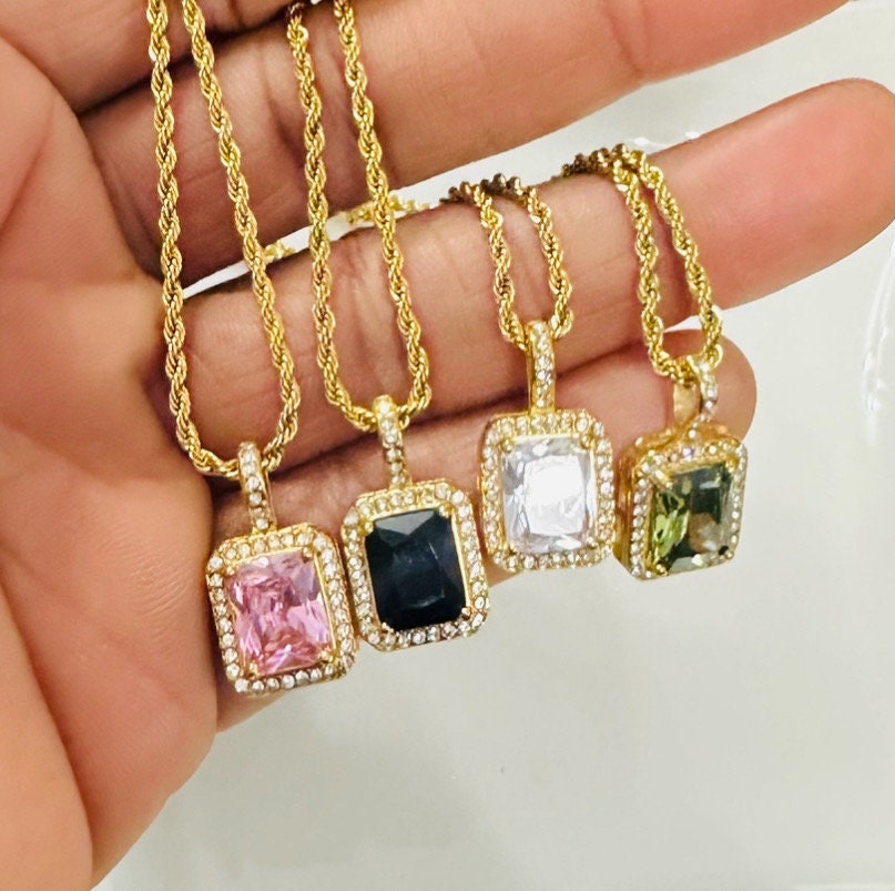 Dazzling Zirconia Pendant Necklace