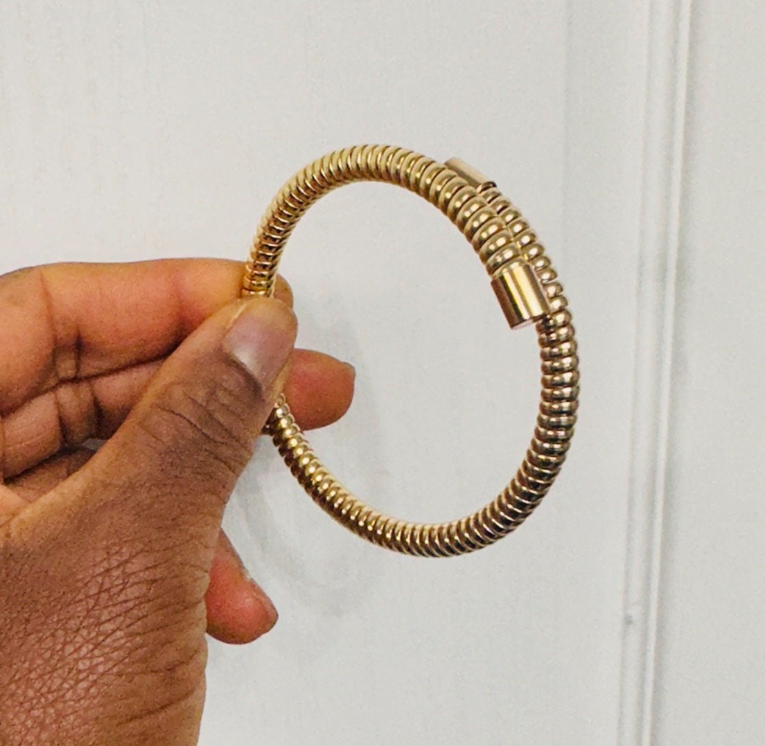 18K Gold Plated Single Cuff Bracelet