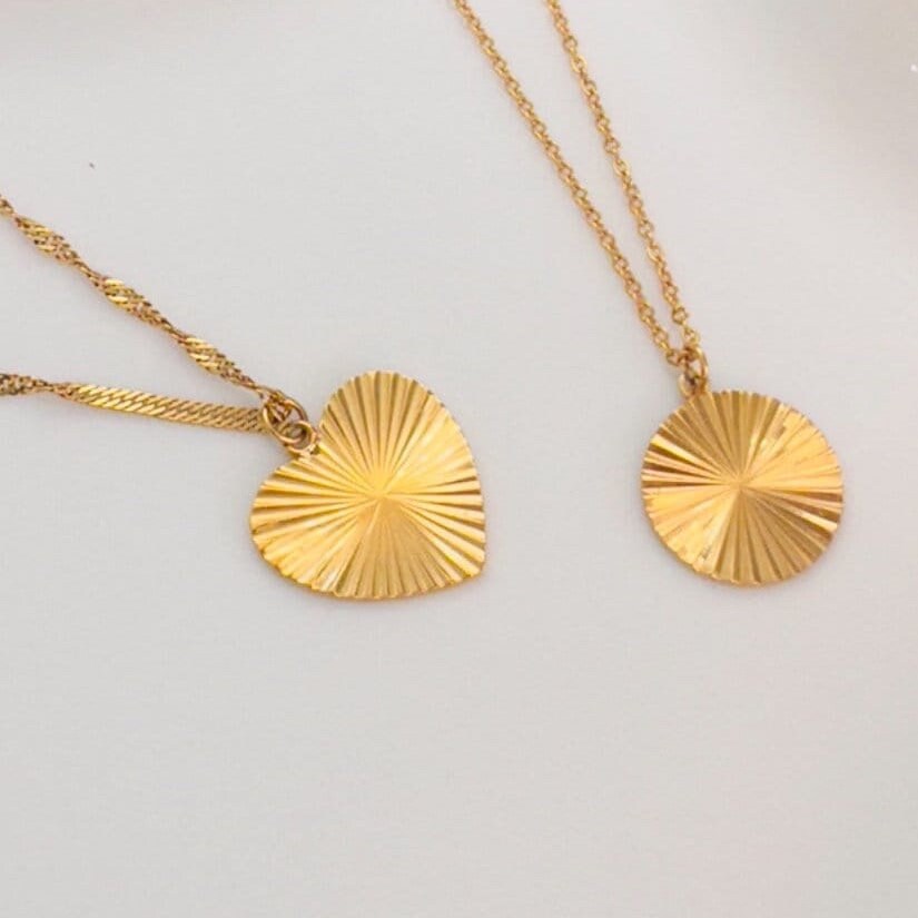 18K Gold Plated Sun Signature Necklace