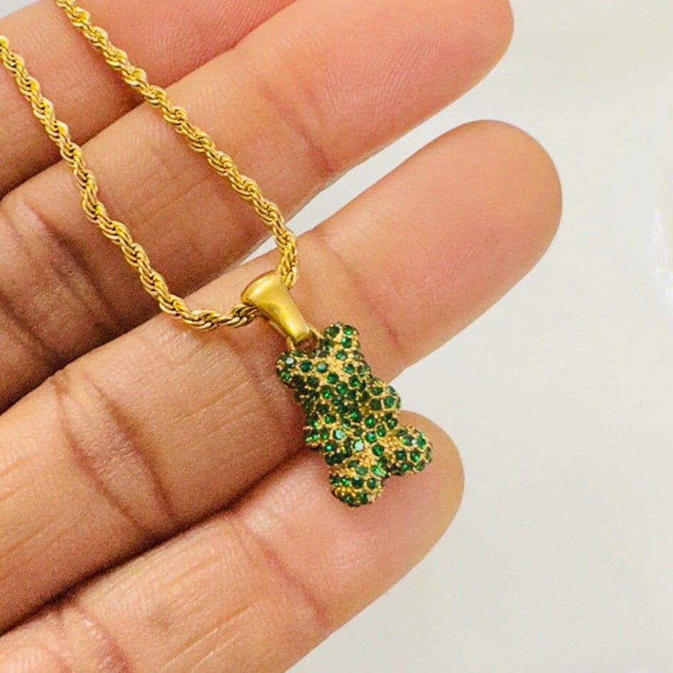 Cute Bear Pendant Necklace