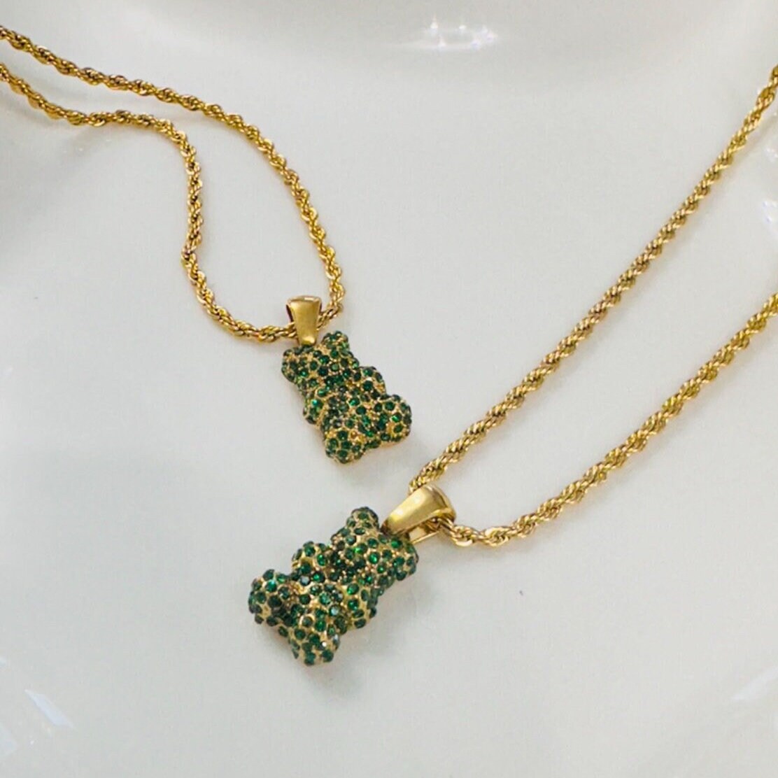 Cute Bear Pendant Necklace