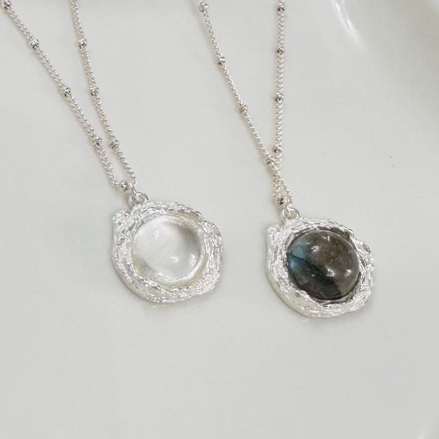 Sterling Silver Moonstone Necklace