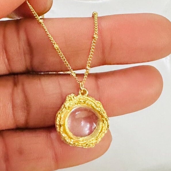 Sterling Silver Moonstone Necklace