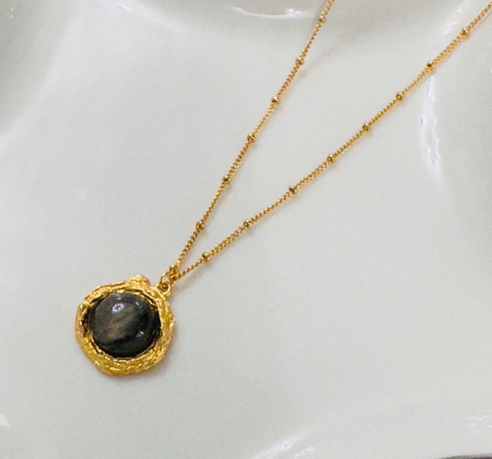 Sterling Silver Moonstone Necklace