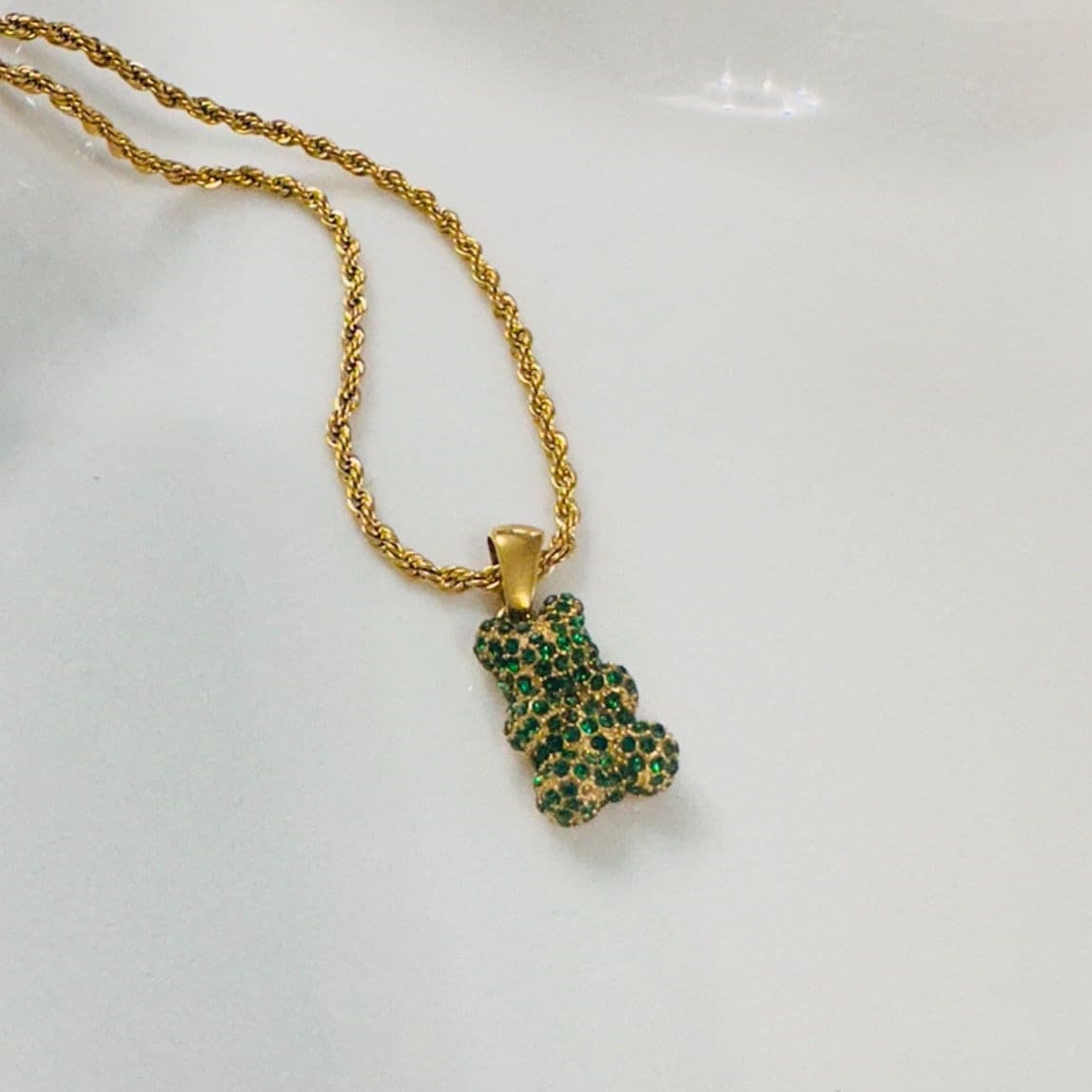 Cute Bear Pendant Necklace