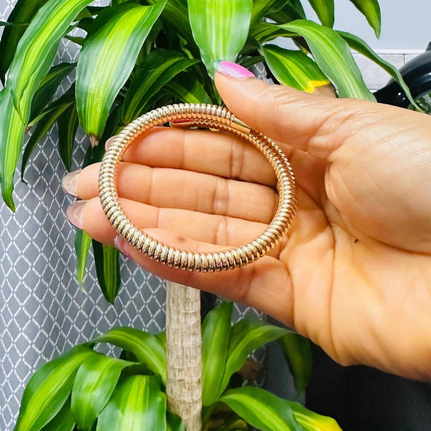 18K Gold Plated Single Cuff Bracelet