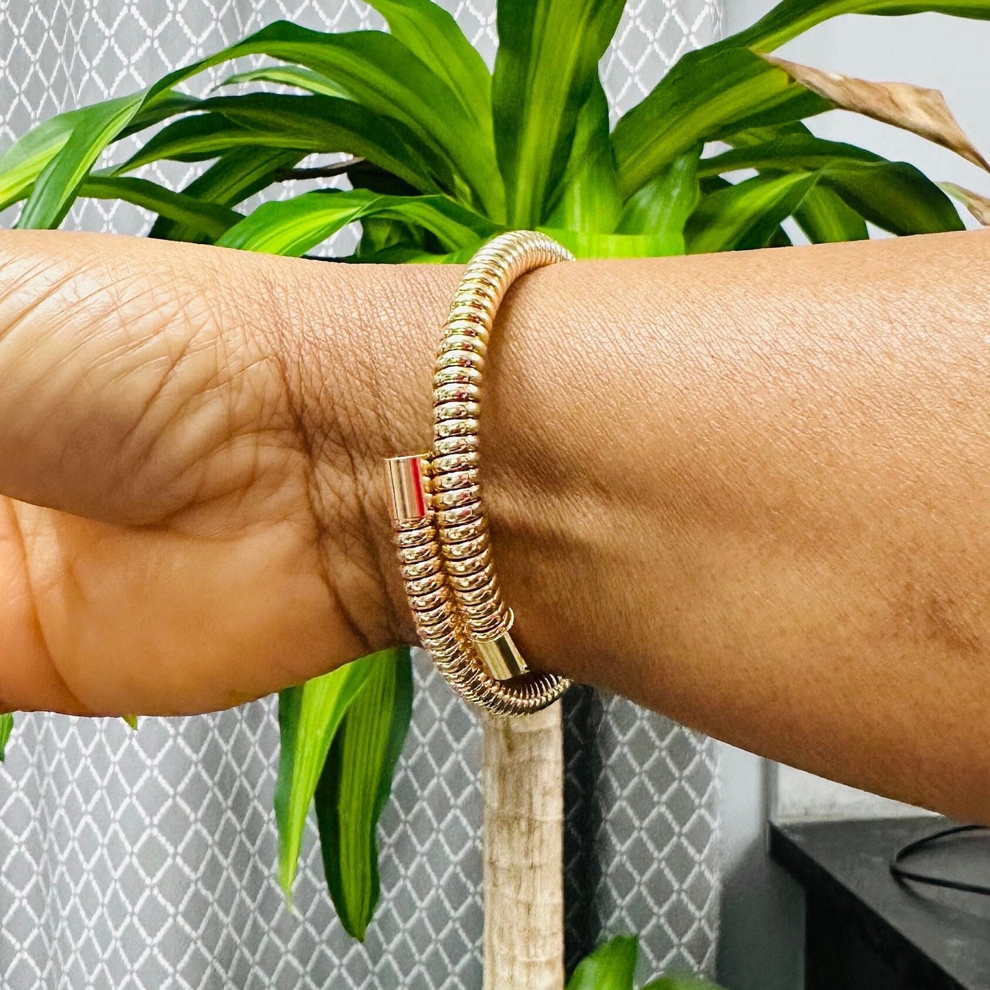 18K Gold Plated Single Cuff Bracelet