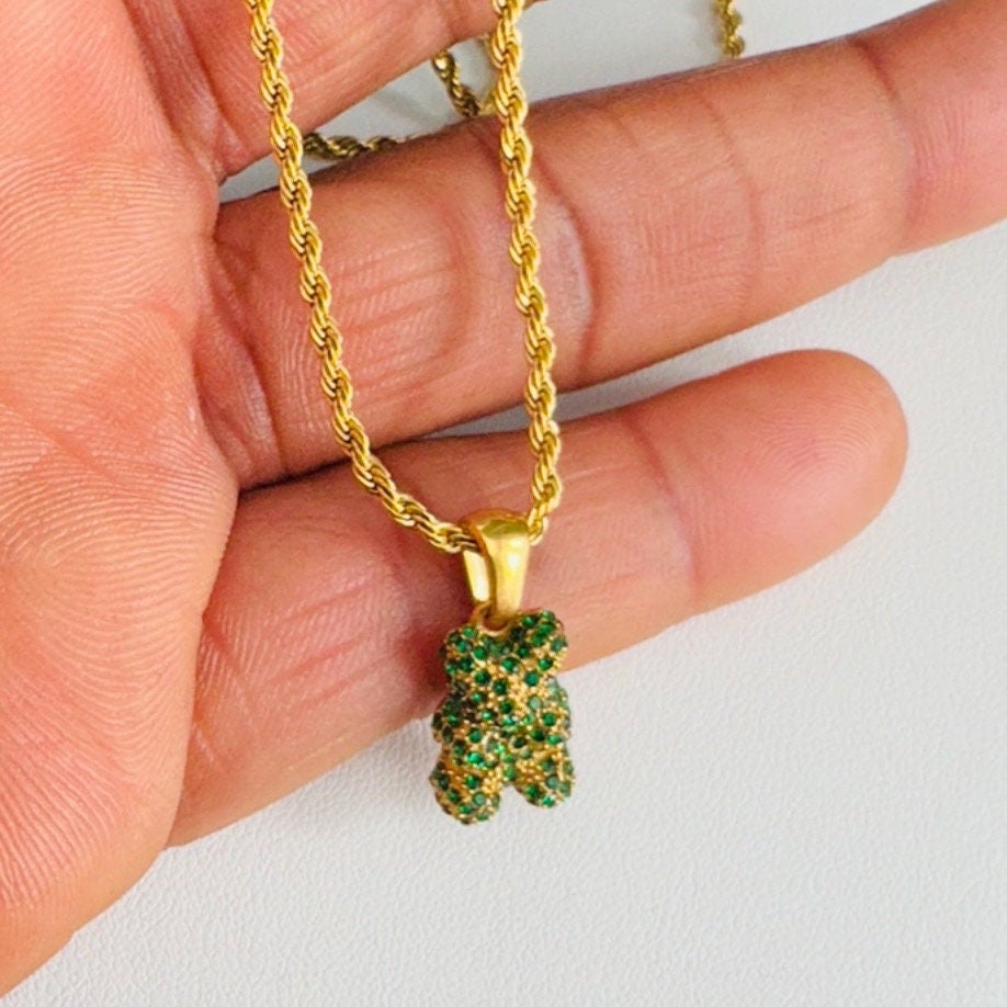 Cute Bear Pendant Necklace