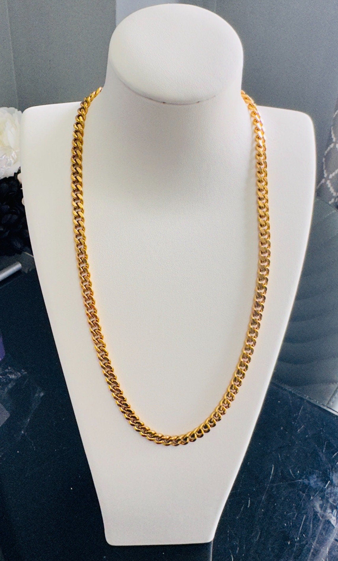 Thick Gold Cuban Necklace