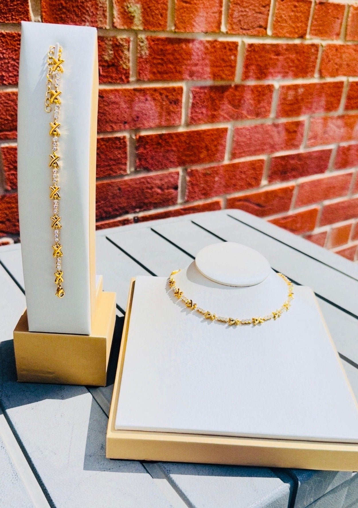 XO Gemma Gold Choker Necklace