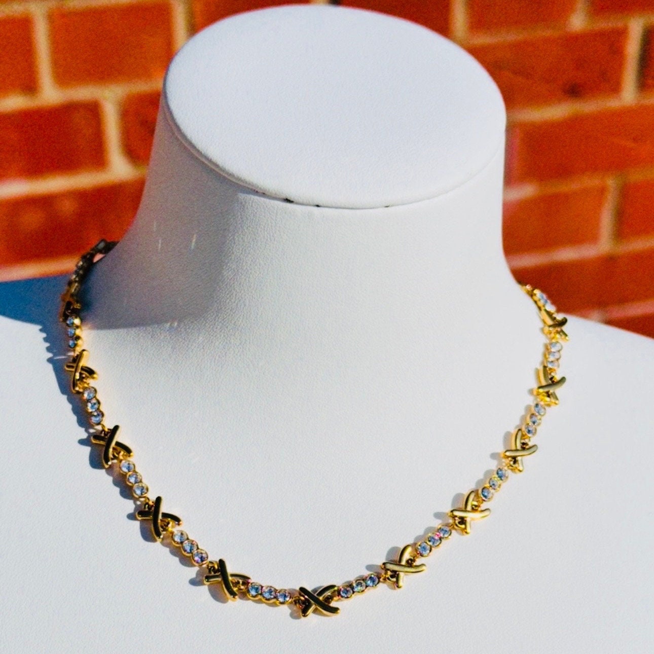 XO Gemma Gold Choker Necklace