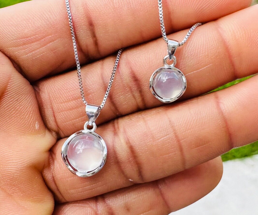 Sterling Silver Moonstone Necklace