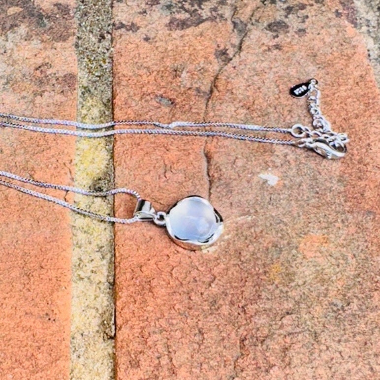 Sterling Silver Moonstone Necklace