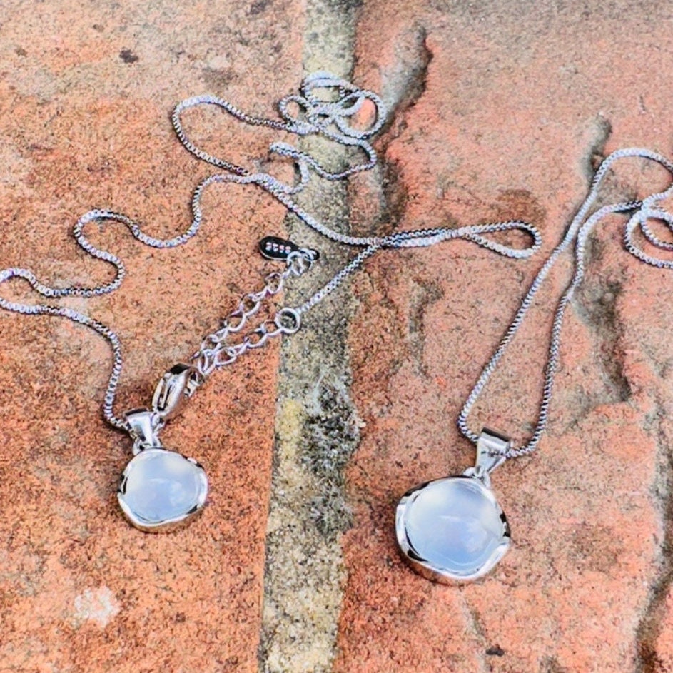 Sterling Silver Moonstone Necklace