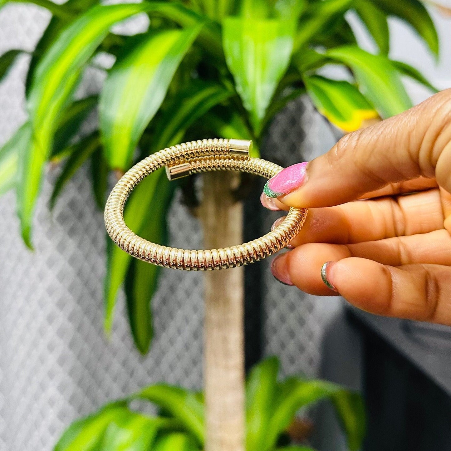 18K Gold Plated Single Cuff Bracelet