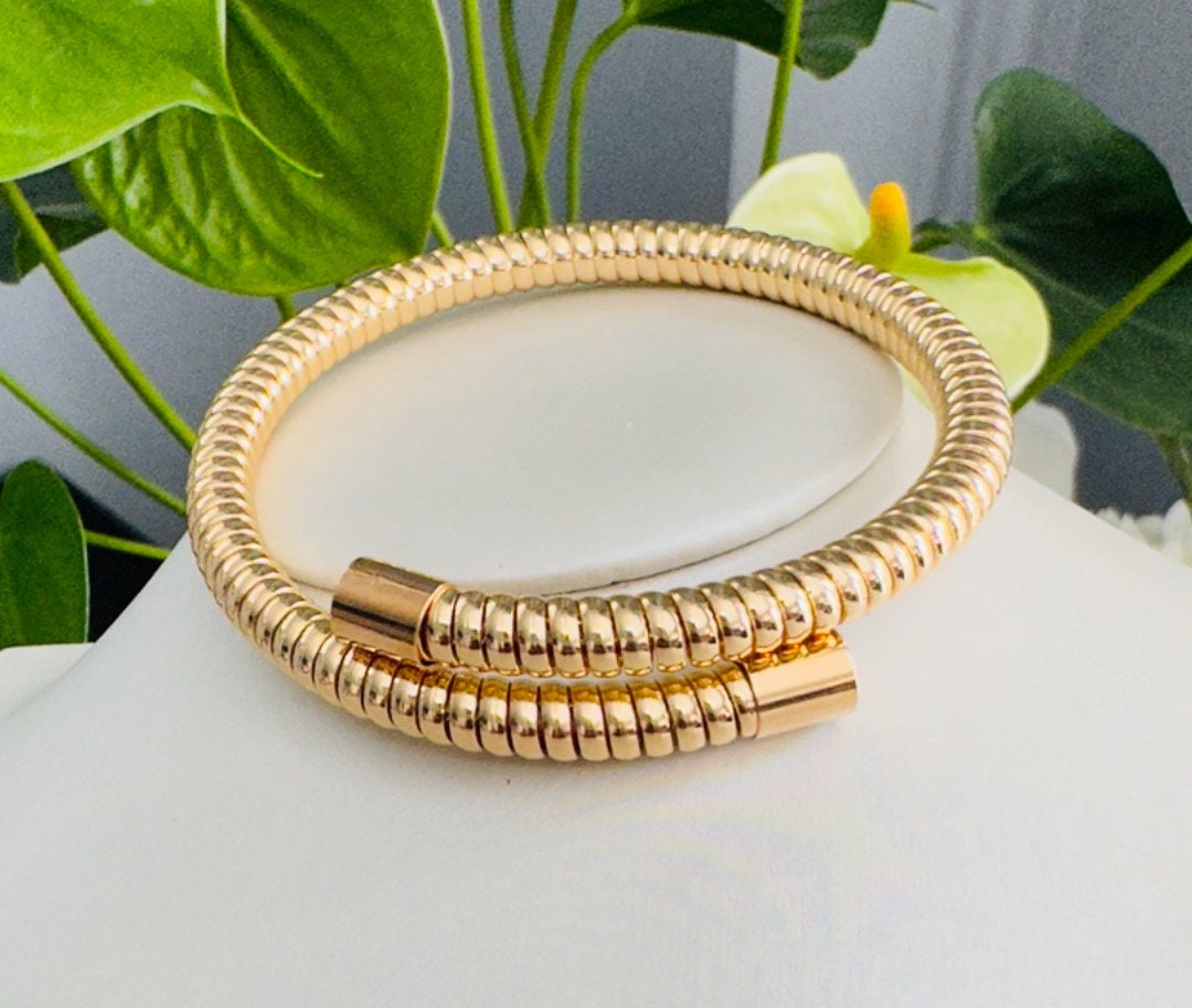 18K Gold Plated Single Cuff Bracelet