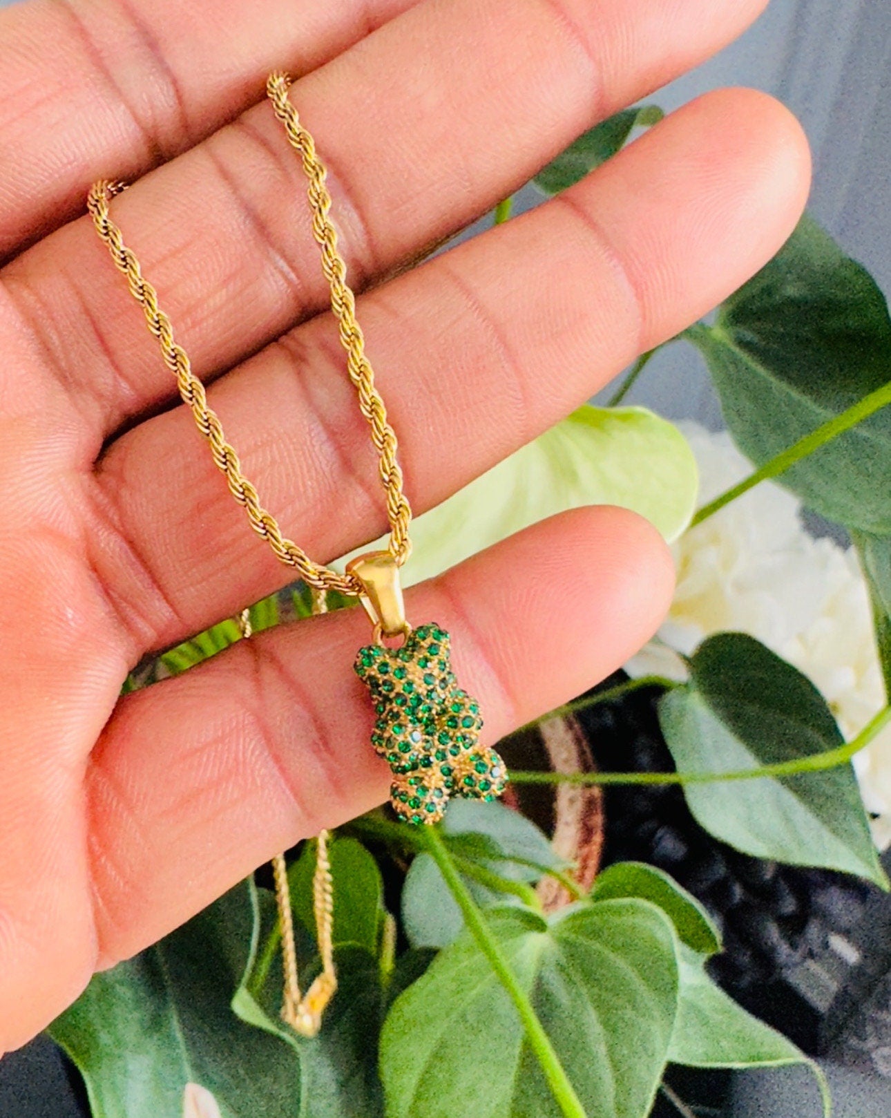 Cute Bear Pendant Necklace
