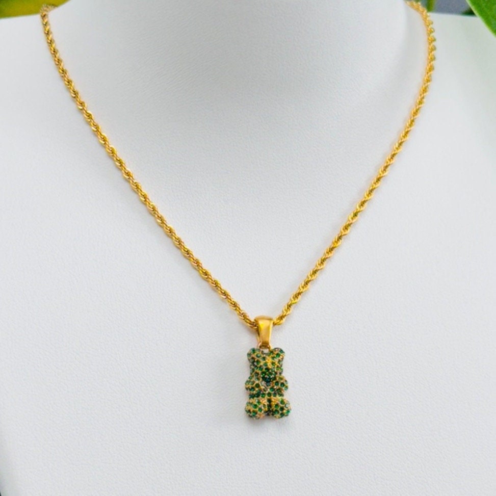 Cute Bear Pendant Necklace