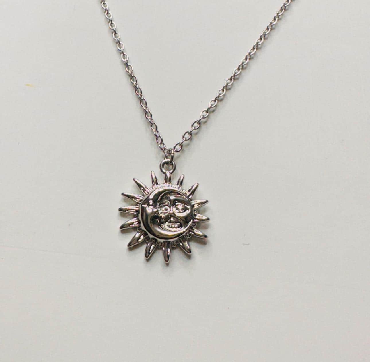 Silver Sunshine Necklace