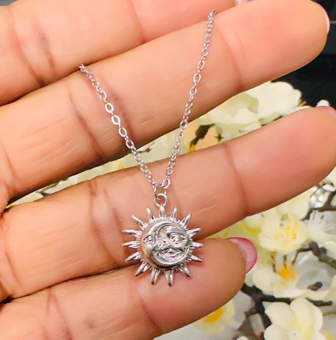 Silver Sunshine Necklace