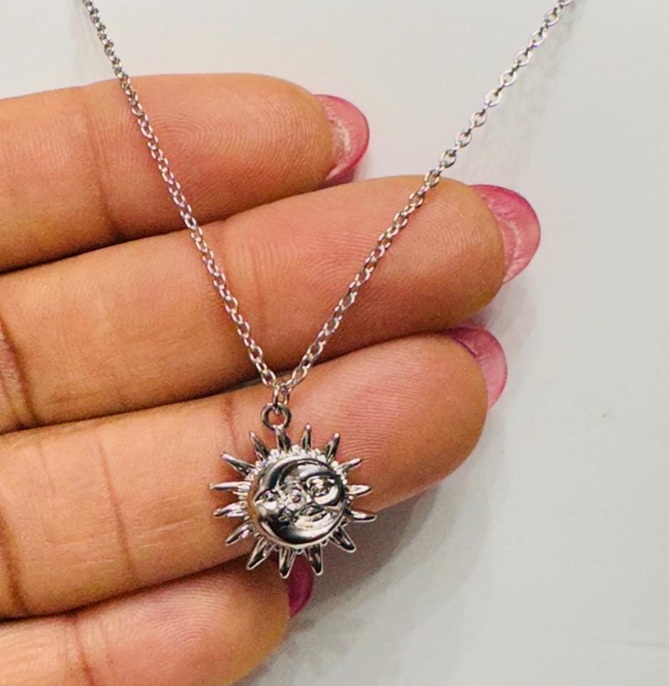 Silver Sunshine Necklace
