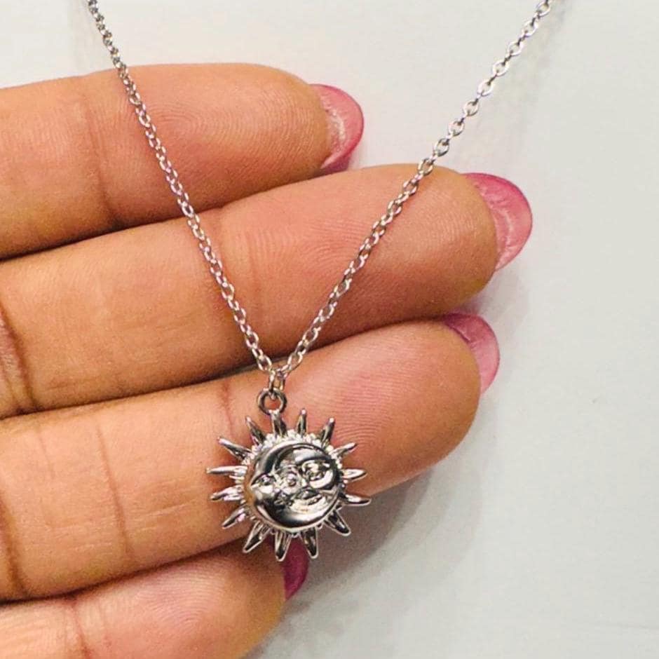 Silver Sunshine Necklace