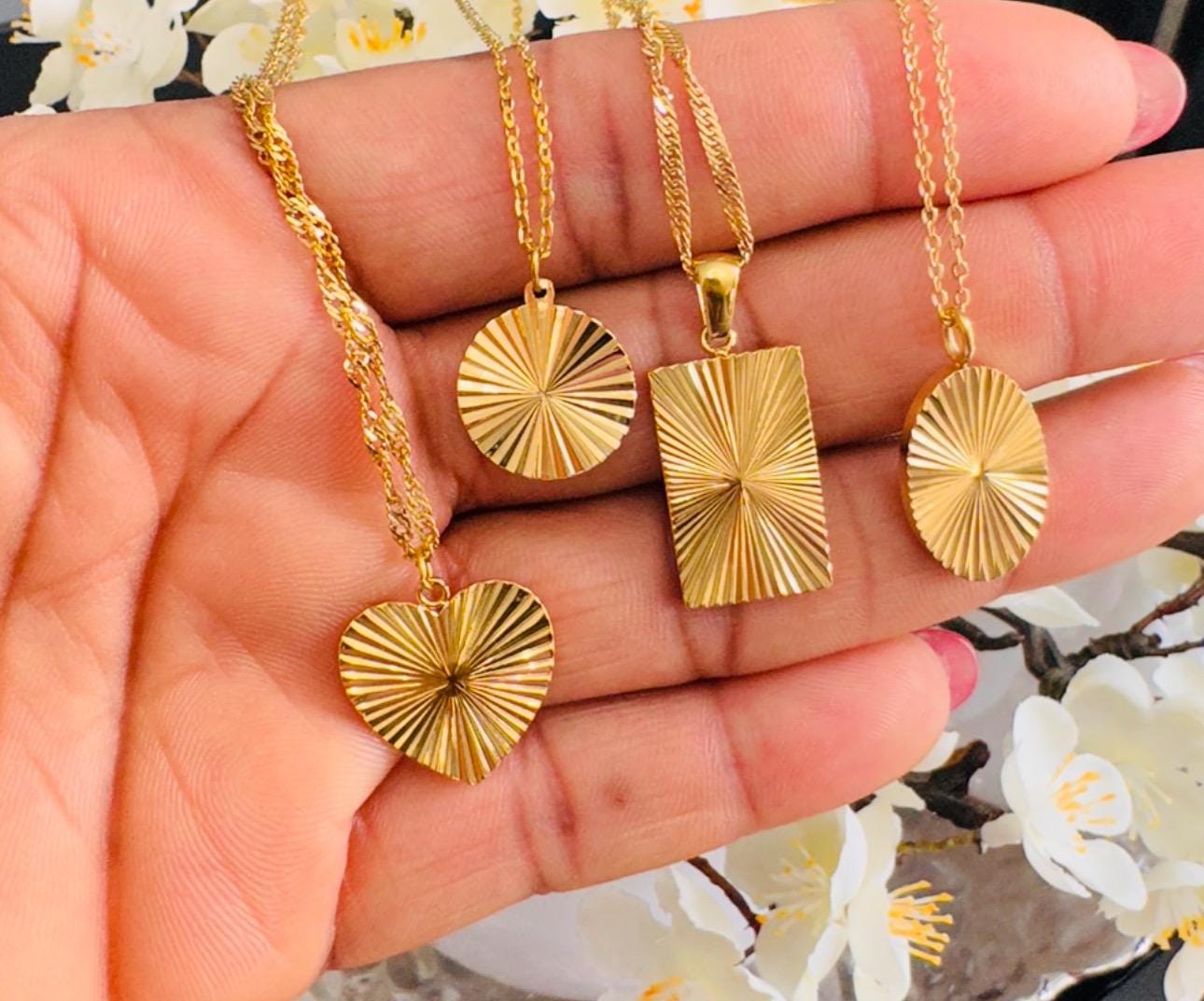 Dainty Sun Symbol Celestial Necklace