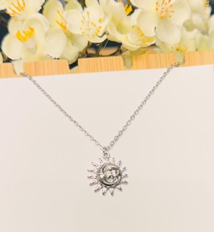 Silver Sunshine Necklace