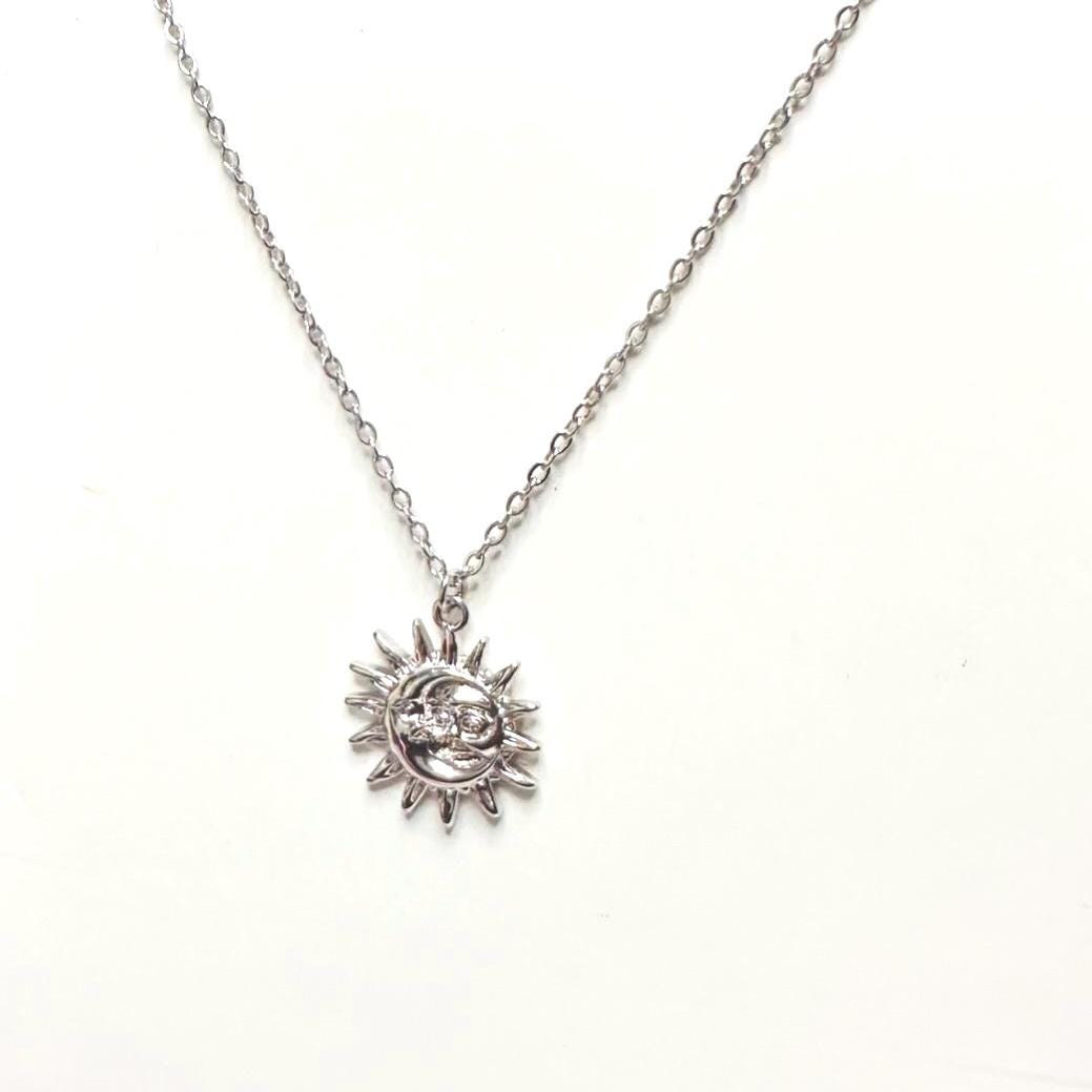 Silver Sunshine Necklace
