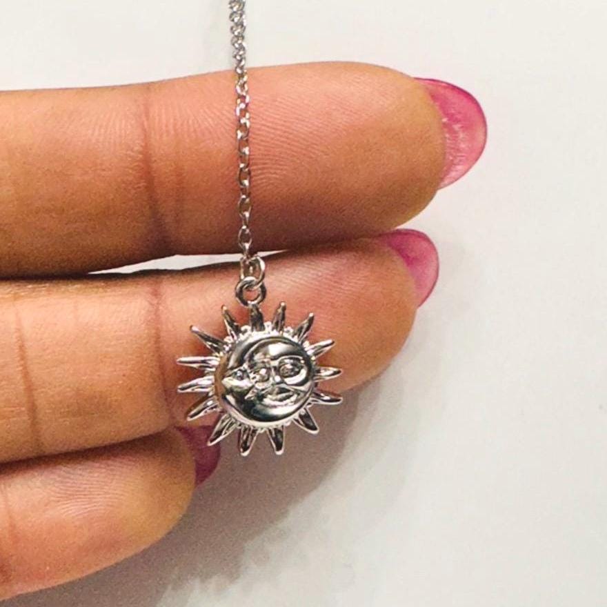 Silver Sunshine Necklace
