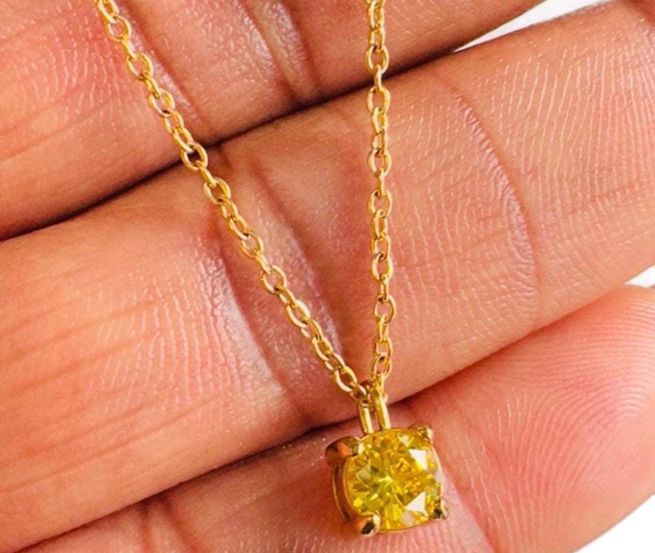 Minimalist Cubic Zircon 18K Gold Plated Necklace