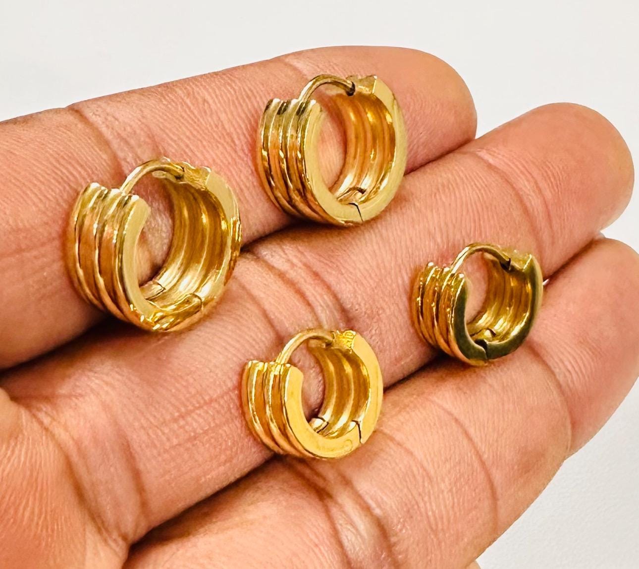 Minimalist 18K Gold Plated Small Hoop Earring