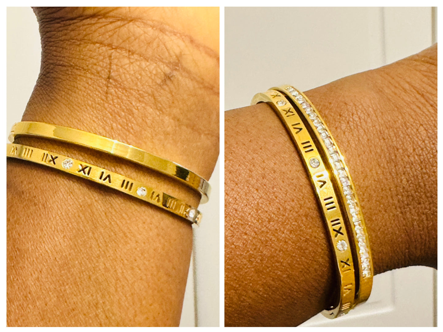 18K Gold Stacking Bracelets - Wrist Candies