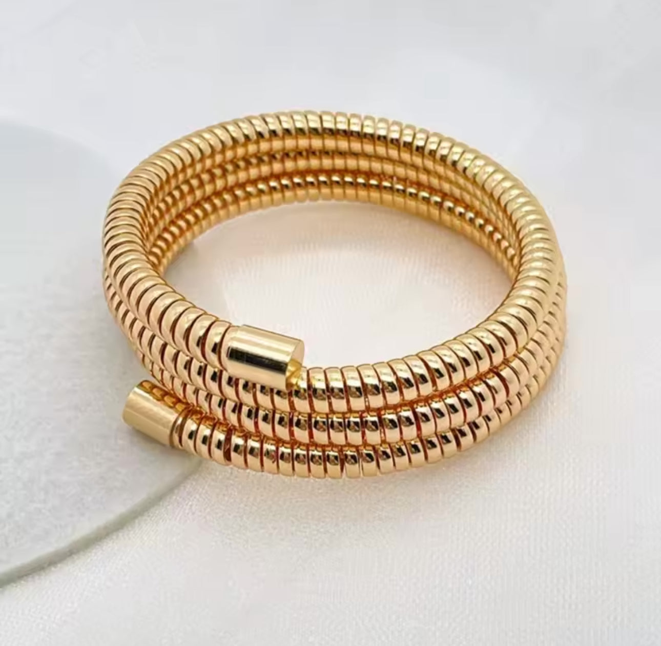 Chunky Adjustable Cuff Bracelet - Gold