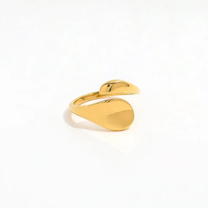 Solid Vermeil Ring - 18k Gold Plated