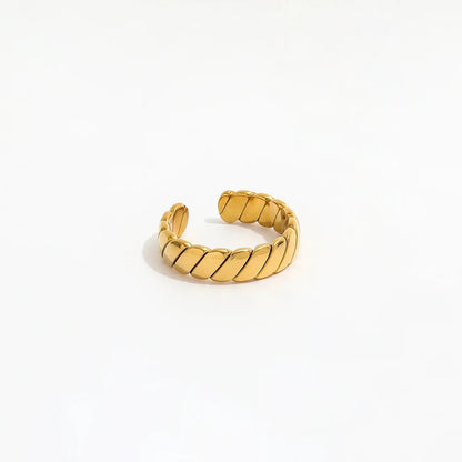 2 Sets of Minimalist Open Ring - Gold