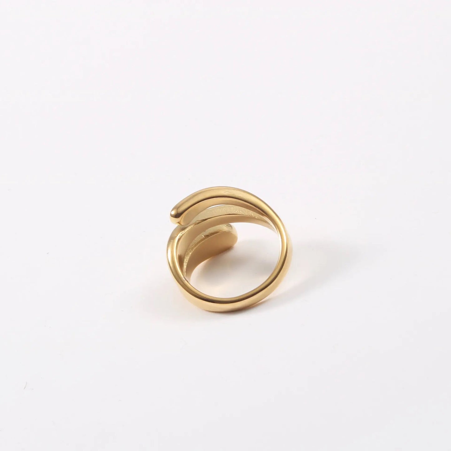 Elegant Multi-Layer Gold Ring