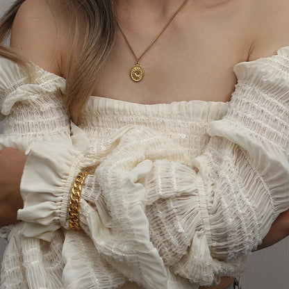 18k Gold Plated Star Pendant Necklace