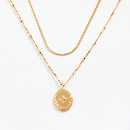 18K Gold Plated Star Pendant Necklace