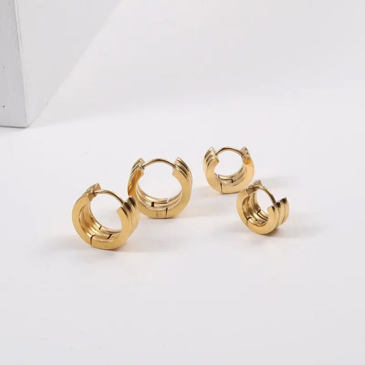 Minimalist 18K Gold Plated Small Hoop Earring