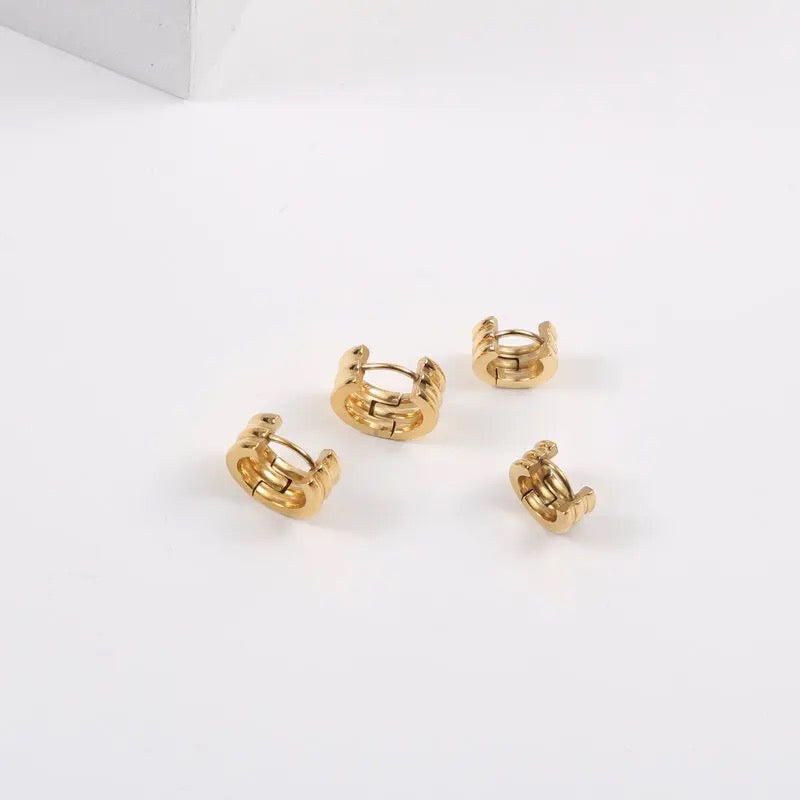 Minimalist 18K Gold Plated Small Hoop Earring