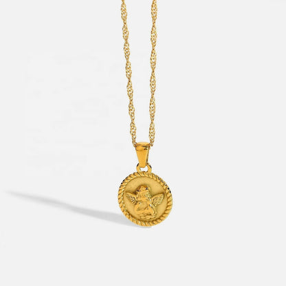 Dainty 18k Gold Charm